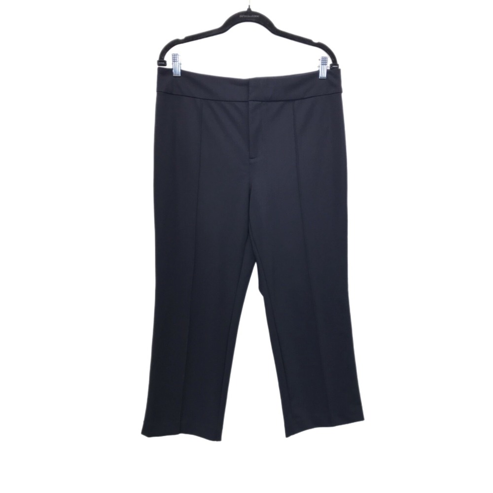 T By Talbots Pants Black Stretch‎ Women's Size L Trousers Moisture Wick
